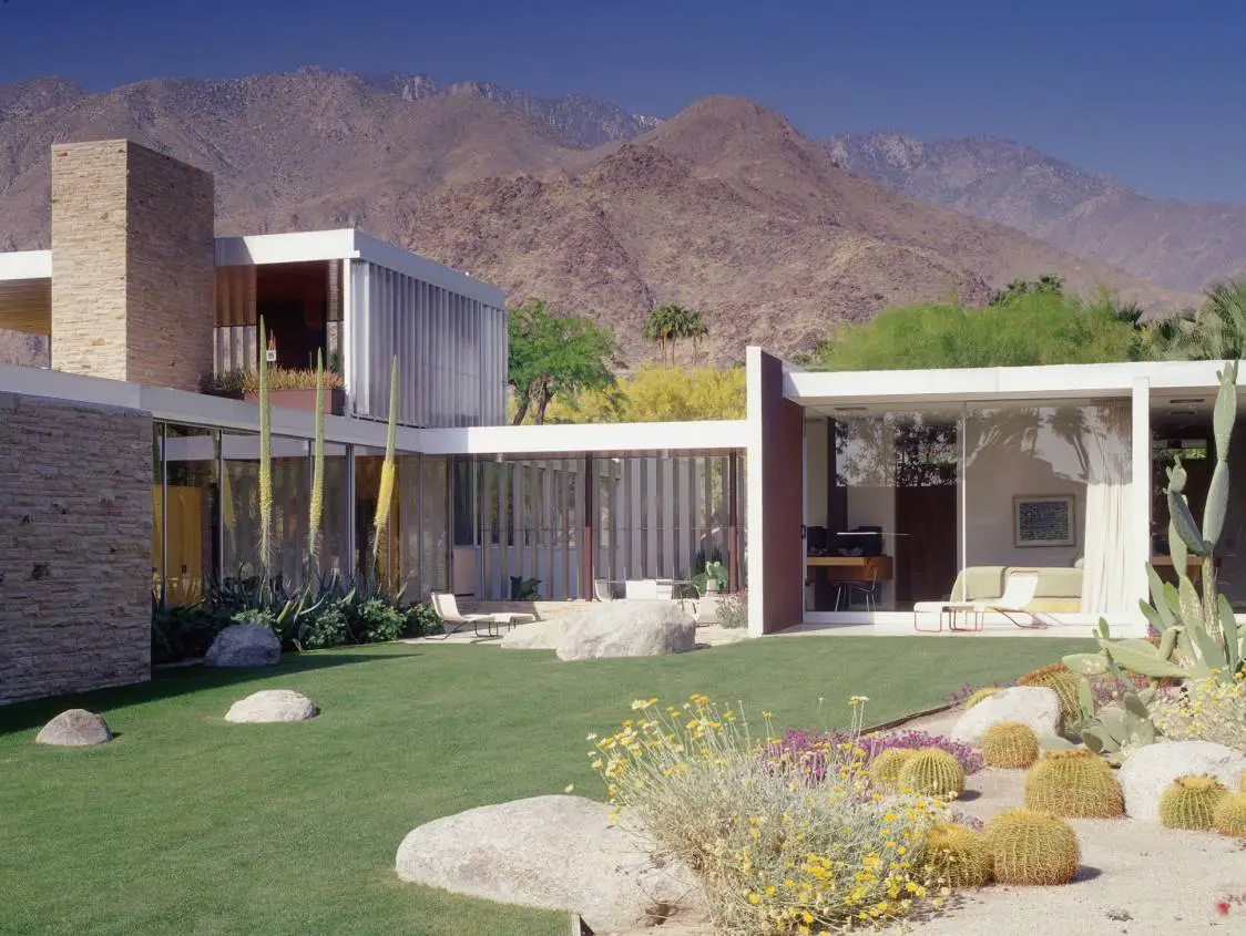 richard neutra kaufmann house - palm springs - exterior