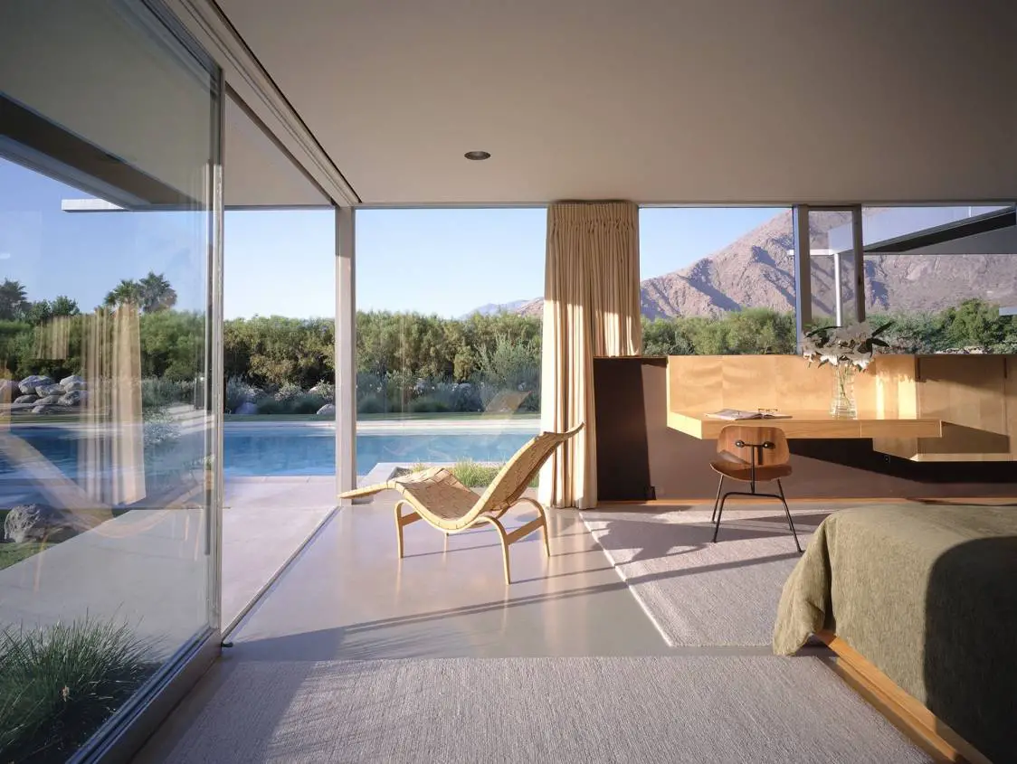 richard neutra kaufmann house - palm springs - living