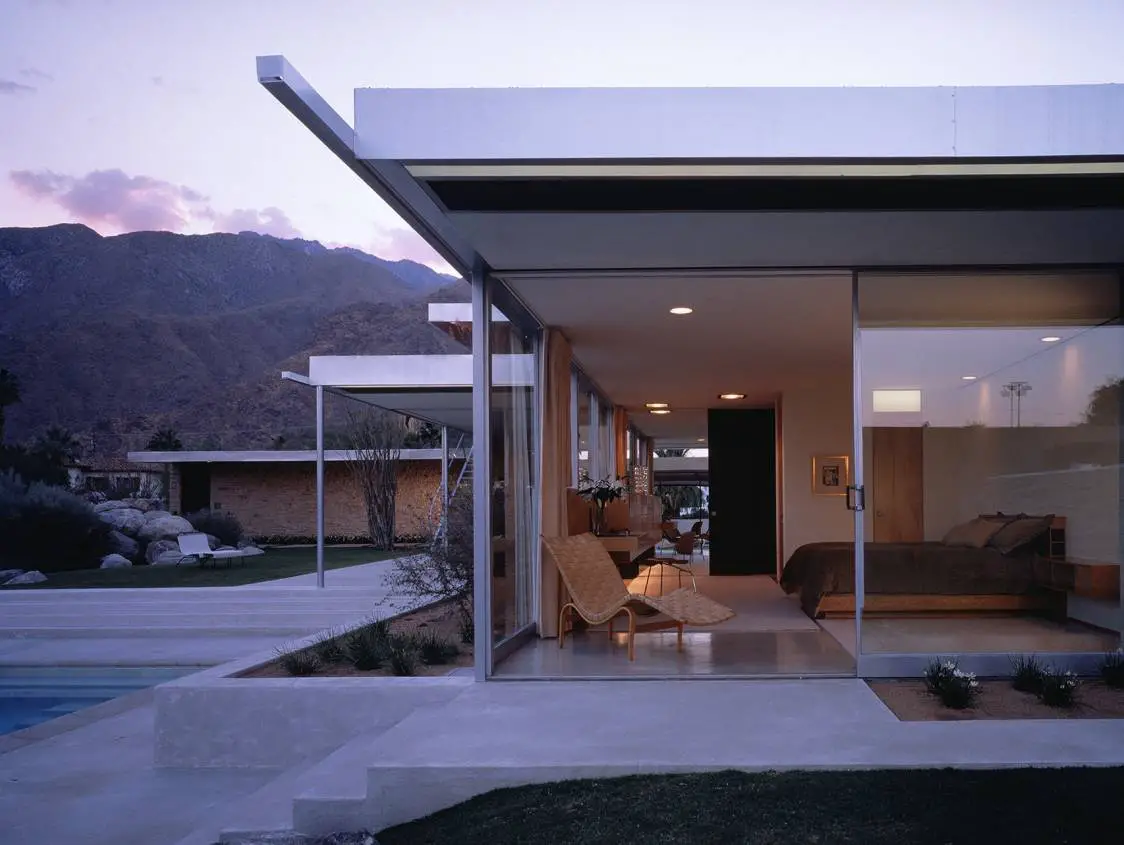 richard neutra kaufmann house - palm springs - exterior