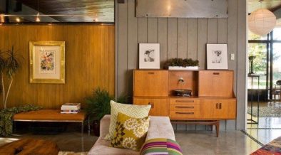 mid-century modern house renovation by Larry Pearso