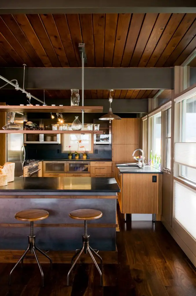 mid-century home renovation Larry Pearson kitchen