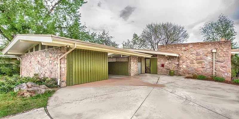 Mid Century Modern Denver exterior