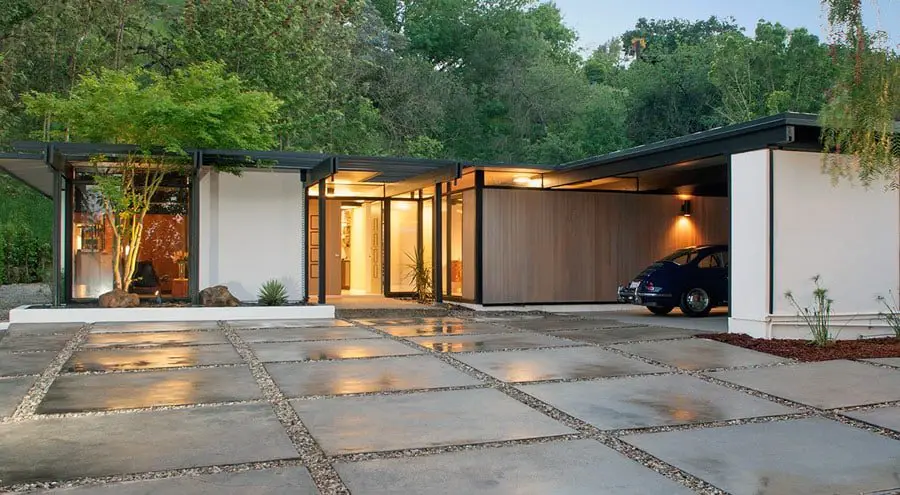 mid-century house by Richard Dorman Sherman Oaks exterior