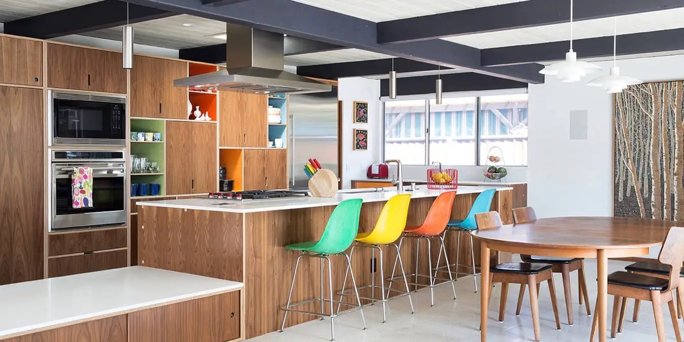 Eichler home renovation by Klopf Architecture - kitchen *