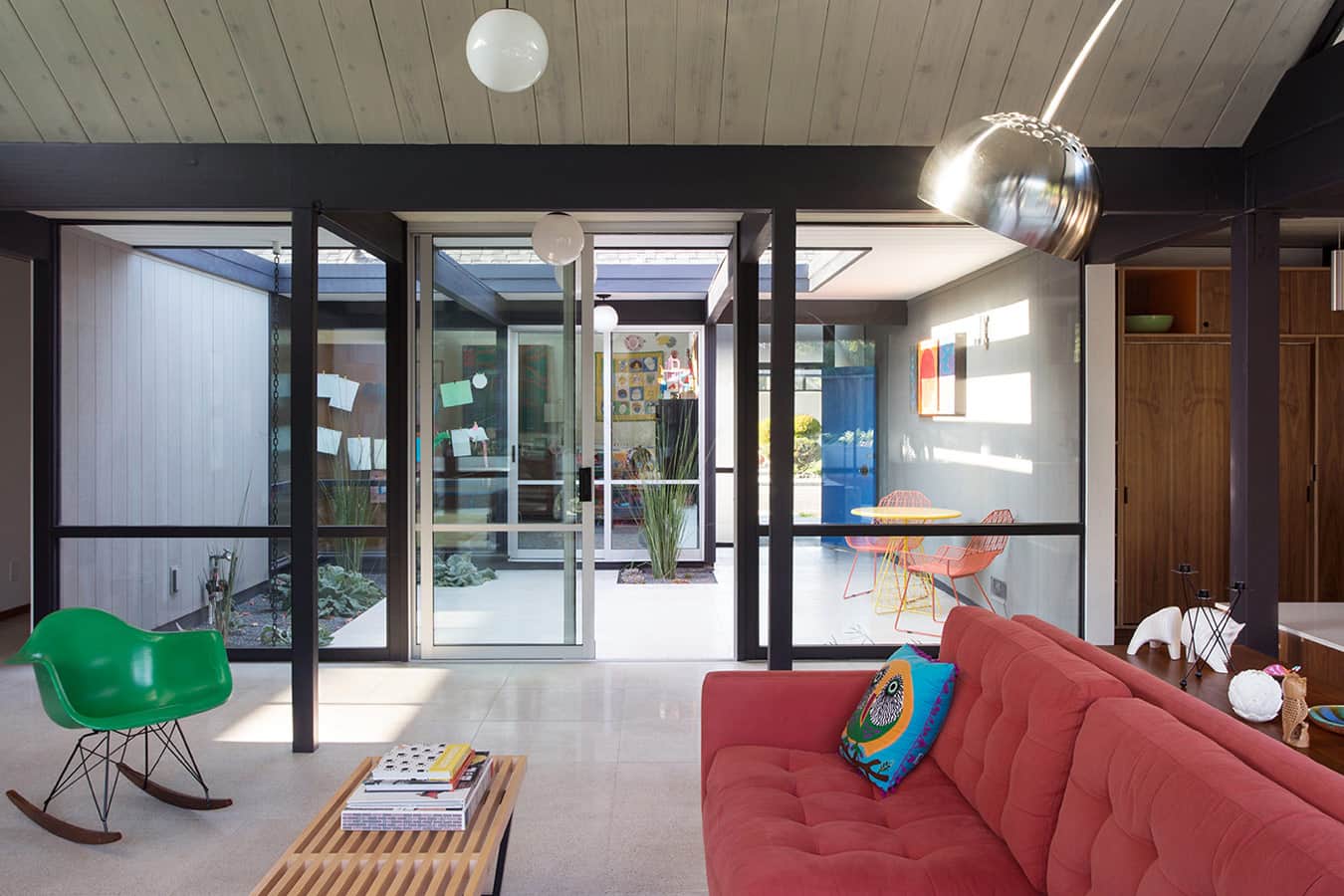 Renewed Classic Eichler by Klopf Architecture - living room