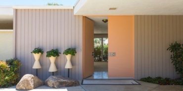 mid-century palm springs house rick harrison - entrance