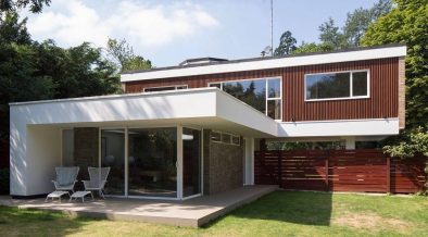 mid-century in Ducketts Mead _ Clear Architects - back view