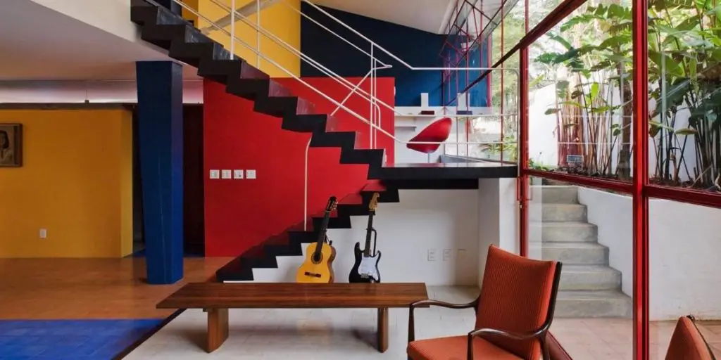 Modernist residence - architect Vilanova Artigas living