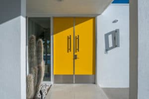 Mid-century Bel Air by Robert L Earll - entrance