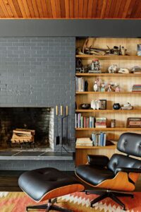 mid-century modern house renovation - jessica helgerson - living