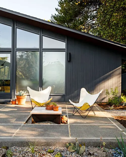 mid-century modern house renovation - jessica helgerson - garden