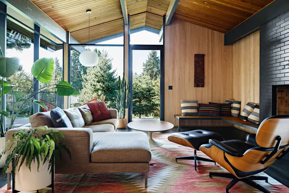 mid-century modern house renovation - jessica helgerson - living