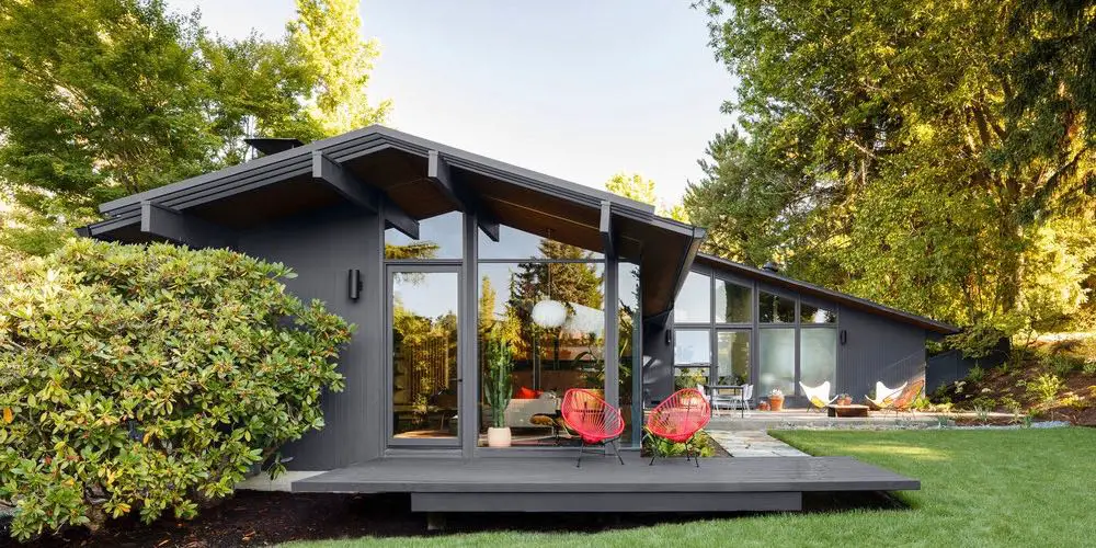 mid-century modern house renovation - jessica helgerson - front