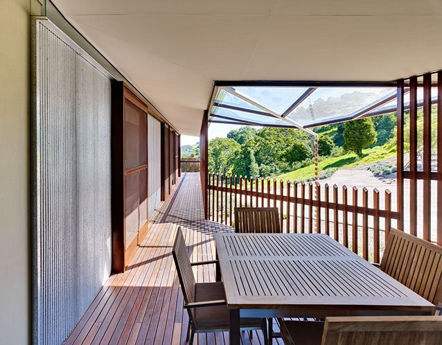 contemporary house by Fergus Scott Architects terrace