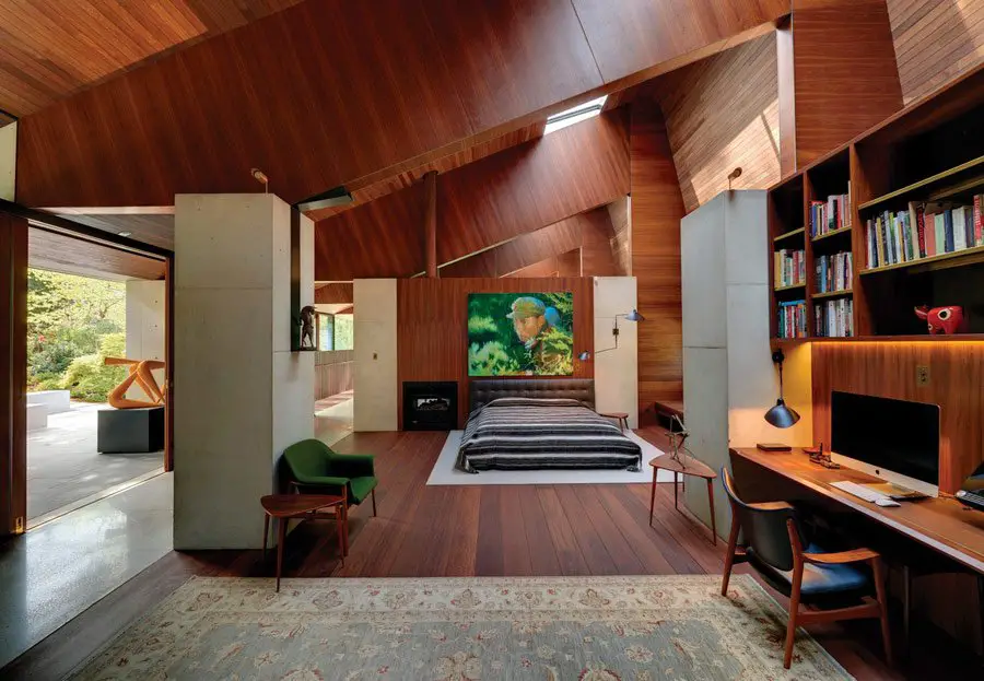 Australian modernist house danish interior - studio