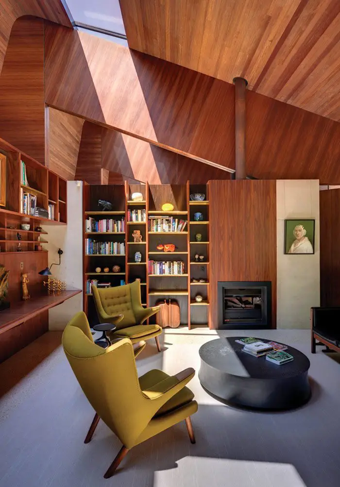 Australian modernist house danish interior - studio