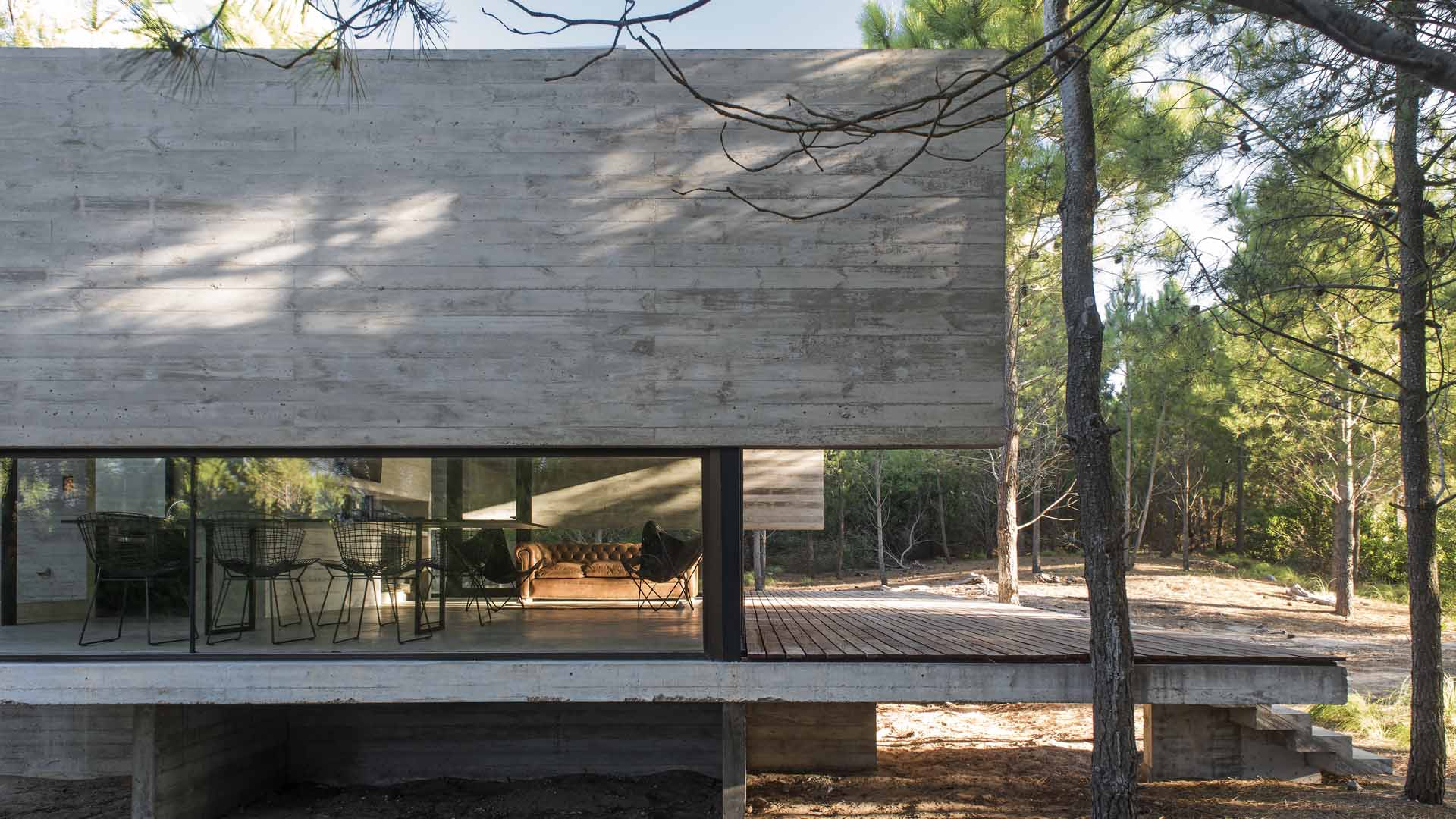 contemporary brutalist house in argentina - Luciano Kruk - outside