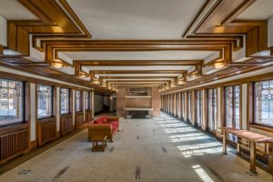 robie-house-illinois-frank-lloyd-wright - interior