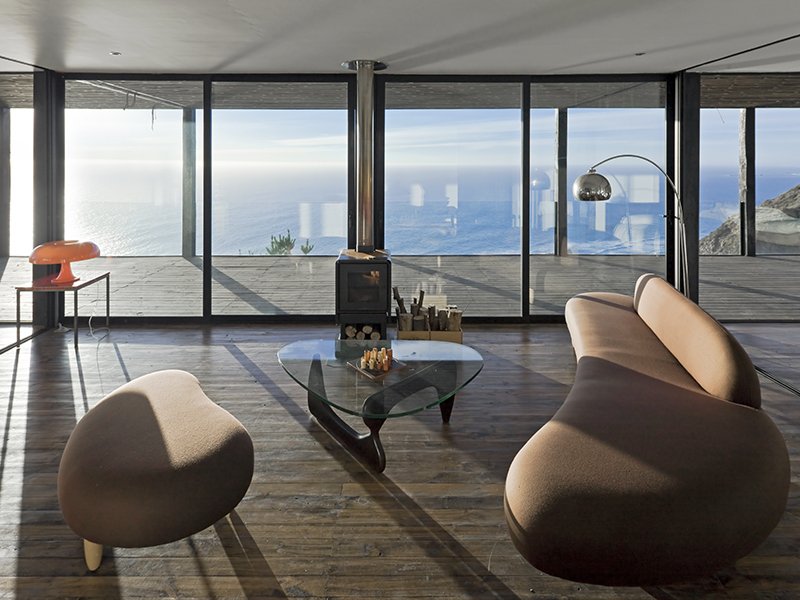 Modernist House Till - WMR Architects - living room