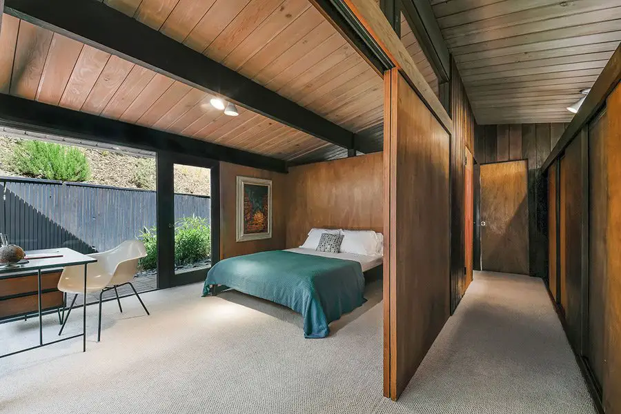 Mid Century Home in California by Roger Lee - bedroom