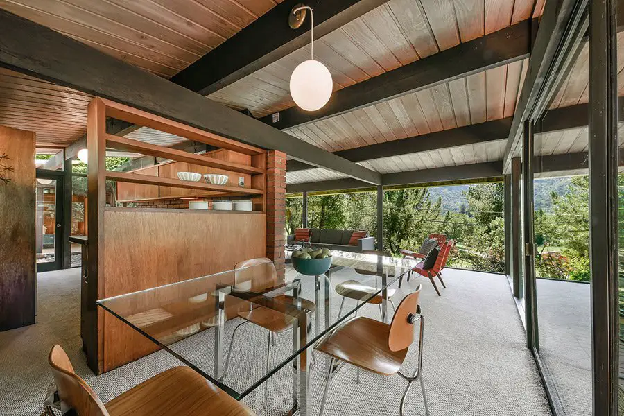 Mid Century Home in California by Roger Lee - dining area