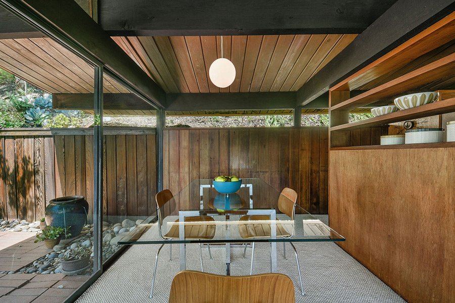 Mid Century Home in California by Roger Lee - dining area