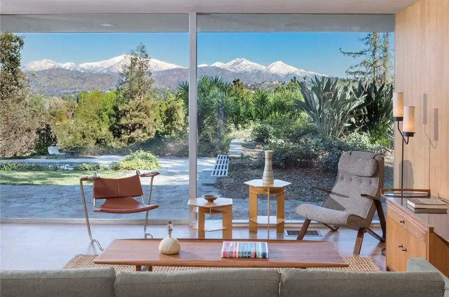 Richard Neutra - mid-century - roberts residence - living