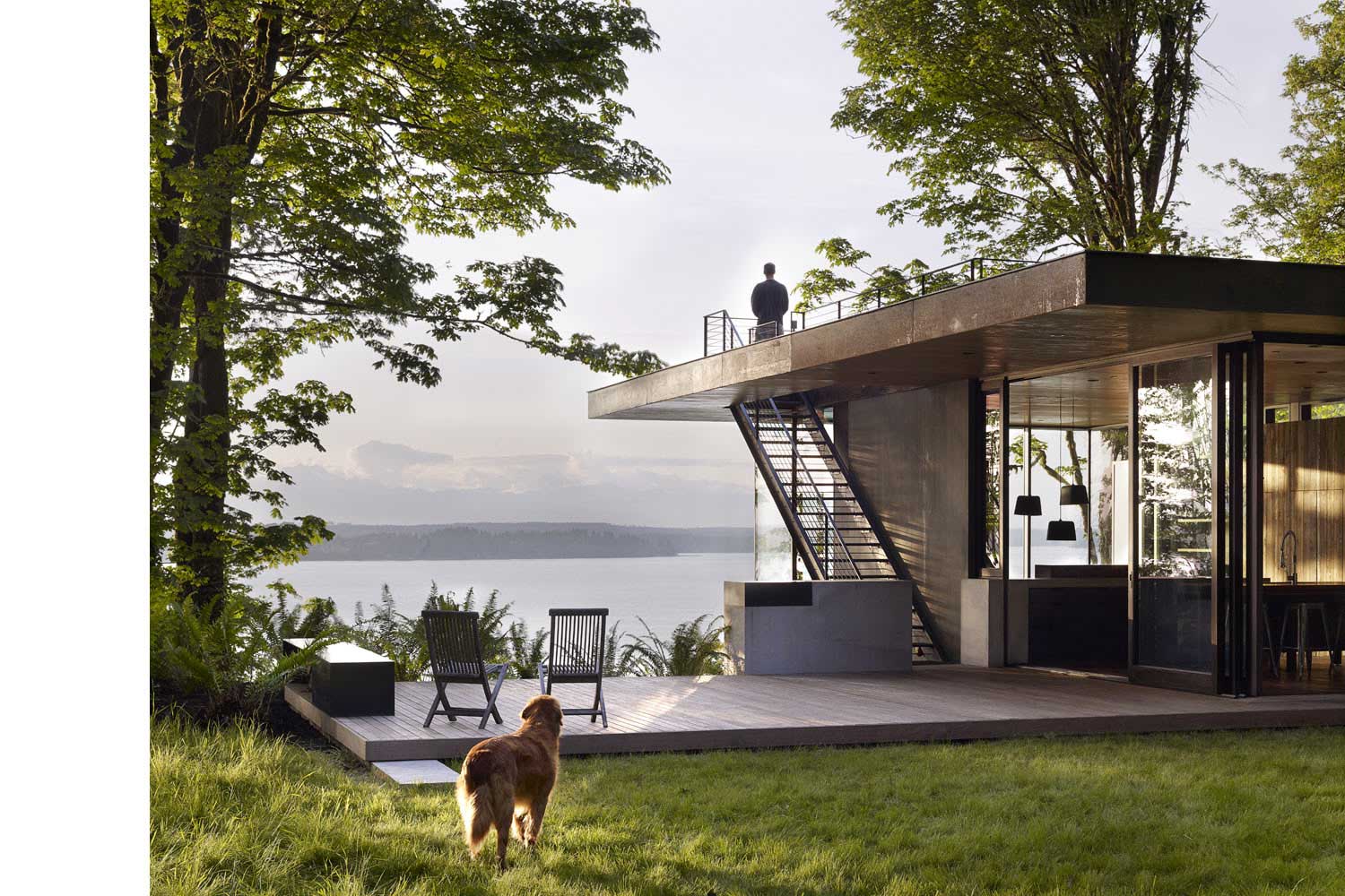 contemporary house - mwworks - Case Inlet Retreat - outside