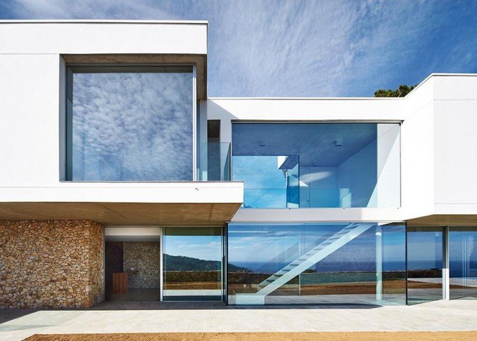 modernist villa costa brava - outside