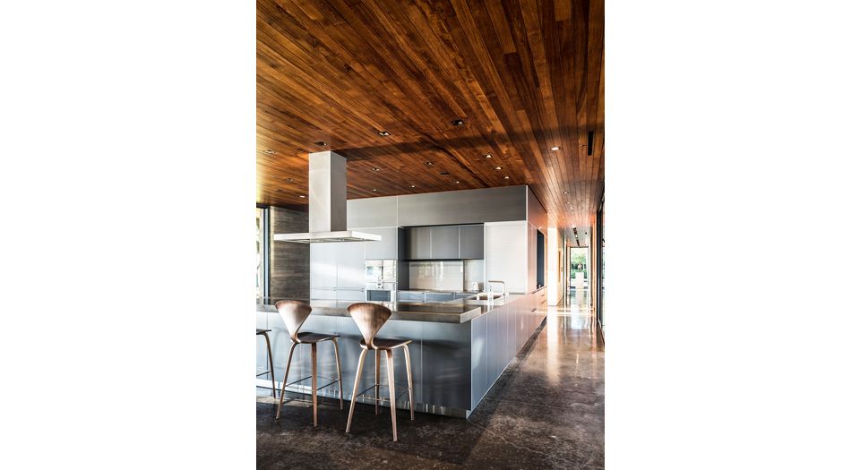modern house - Wernerfield architects - texas - kitchen