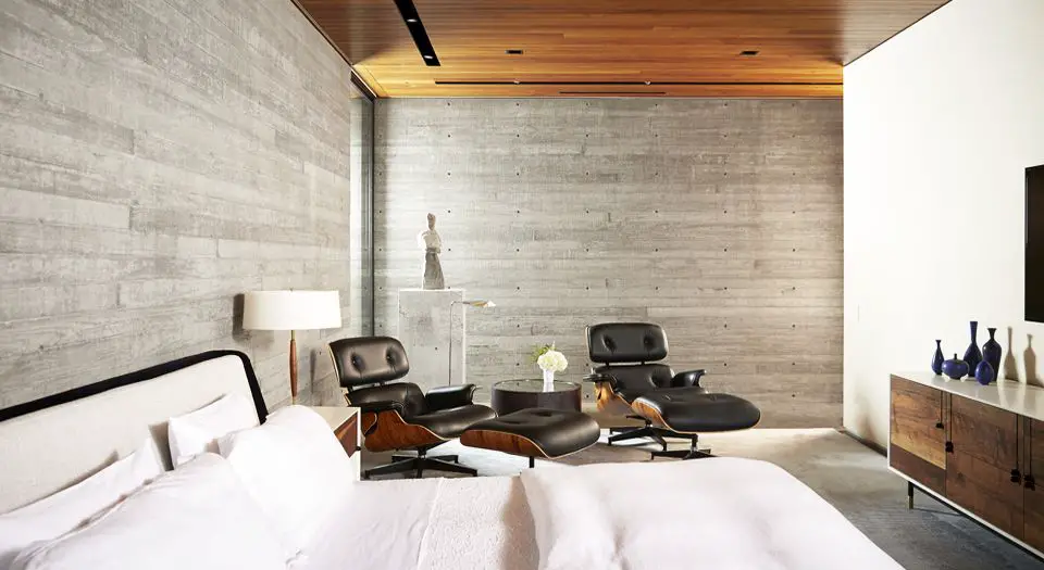 modern house - Wernerfield architects - texas - bedroom