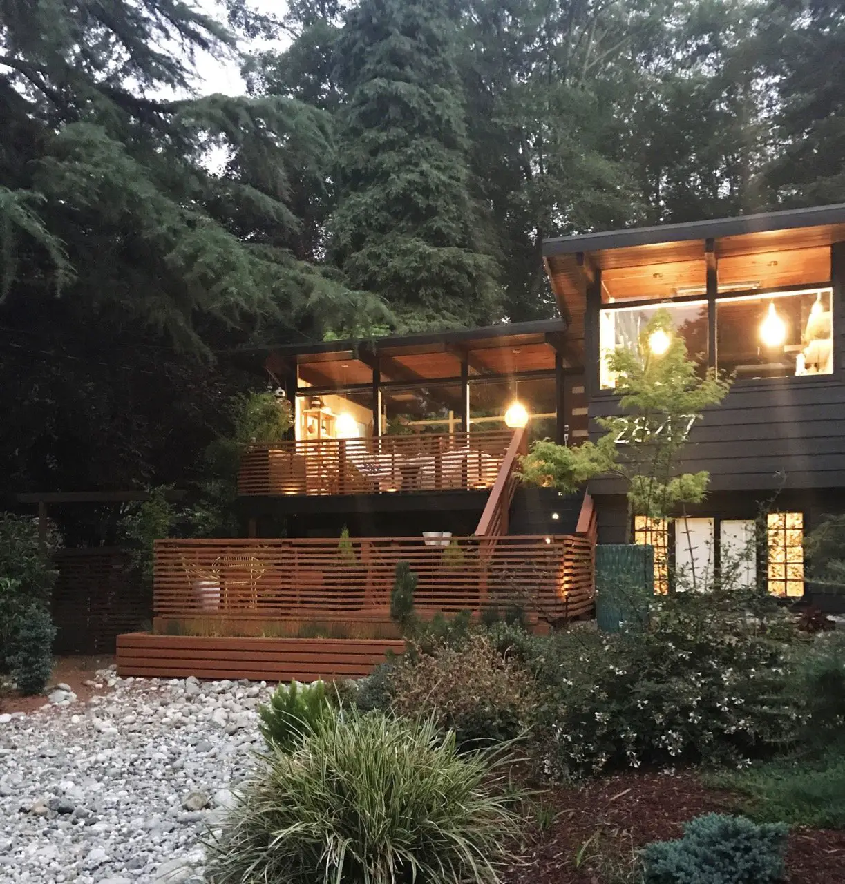 John Burrows mid-century house Seattle - exterior