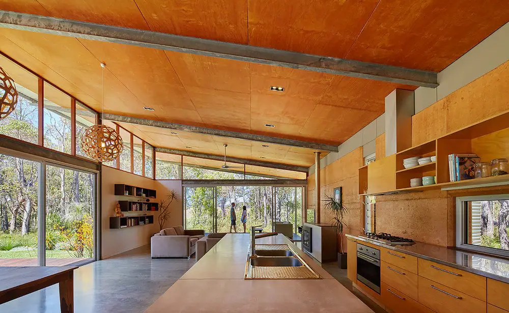 Contemporary Bush House - Australia - Archterra Architects - living room