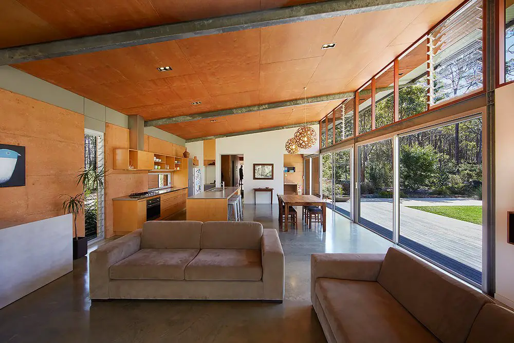 Contemporary Bush House - Australia - Archterra Architects - living room