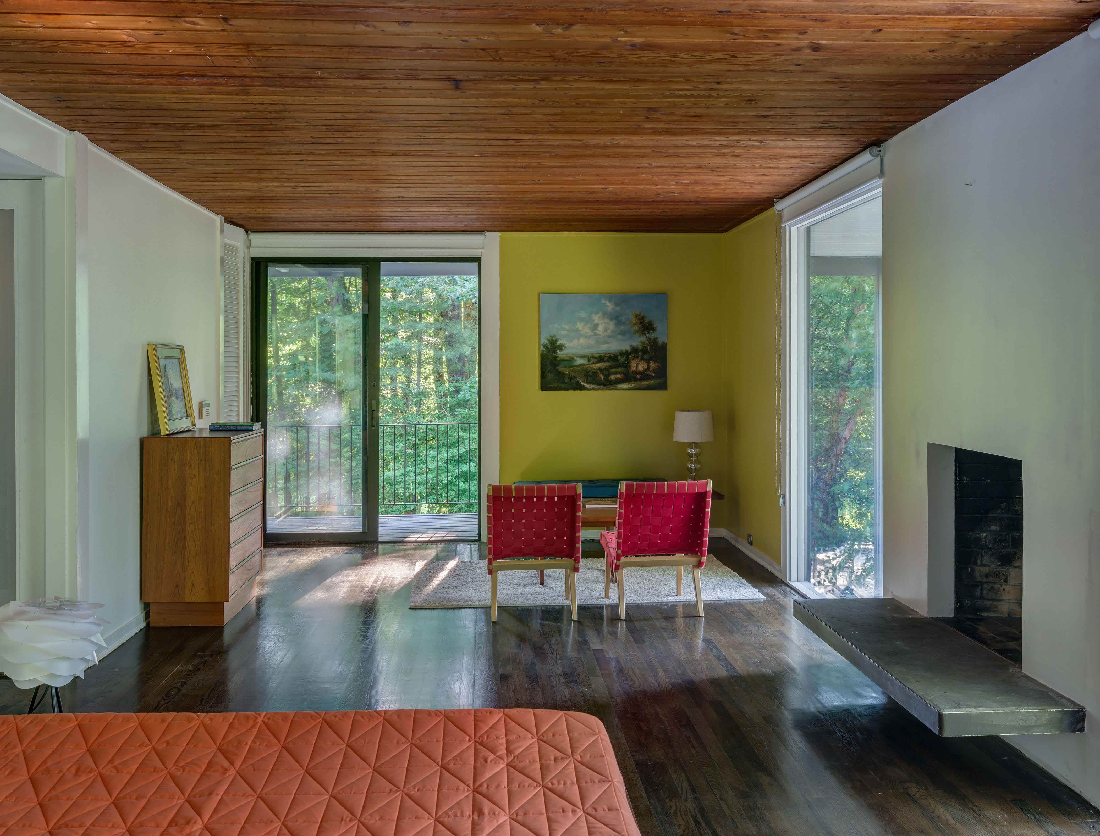 DeSilver House - John Black Lee - New Canaan - bedroom