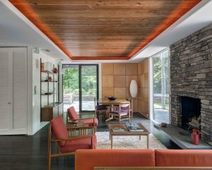 DeSilver House - John Black Lee - New Canaan - living