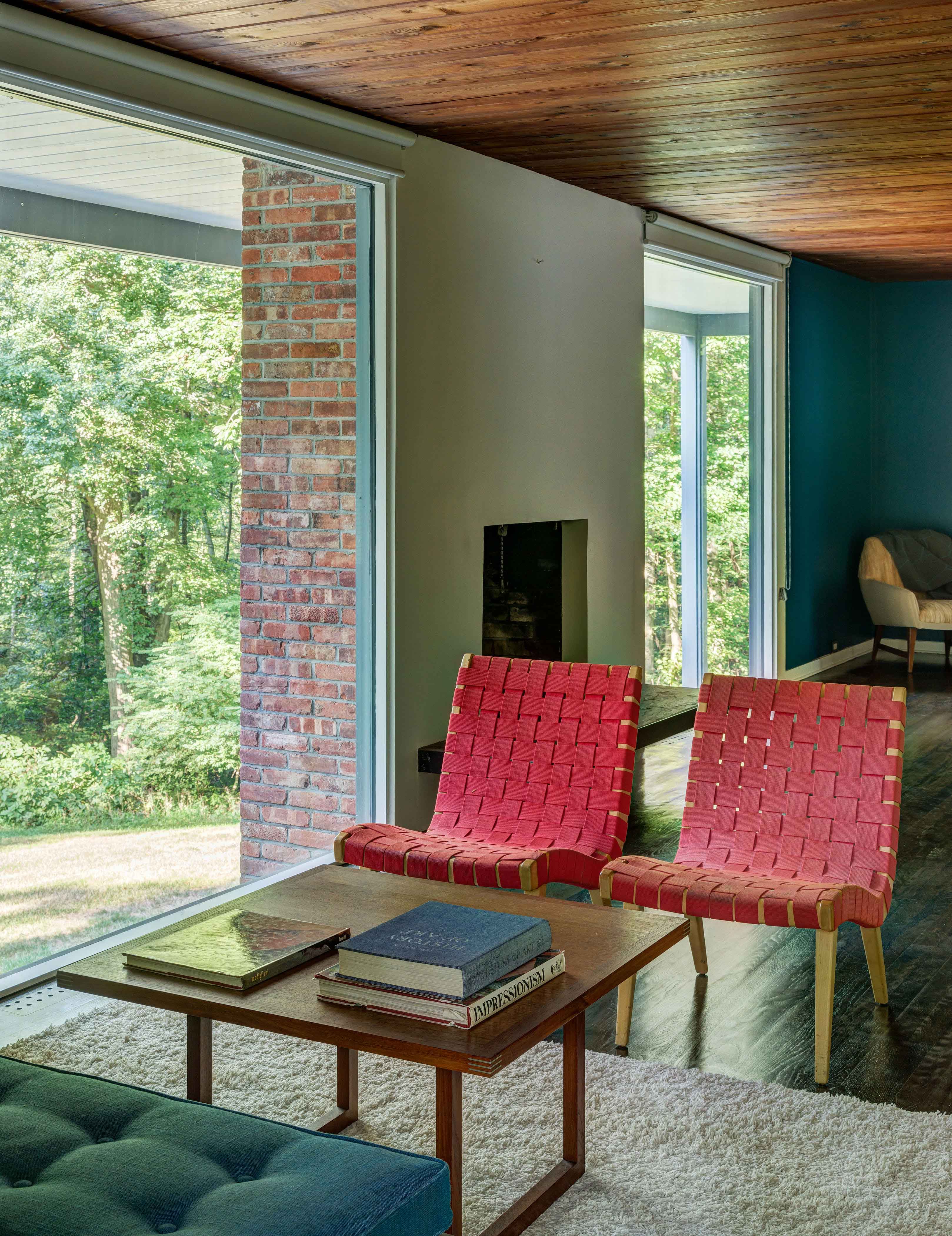 DeSilver House - John Black Lee - New Canaan - bedroom