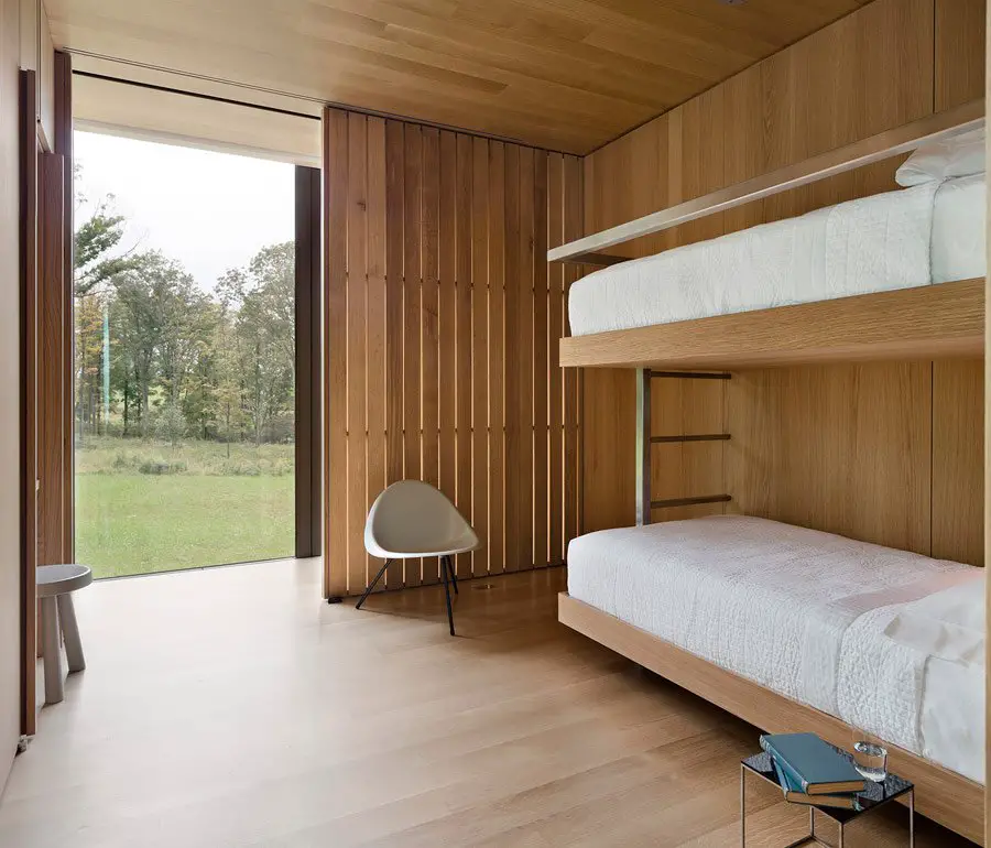 Modern Glass Guest House by Desai Chia - bedroom