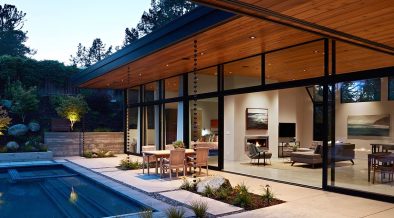 Klopf Architecture - Glass Wall House - pool