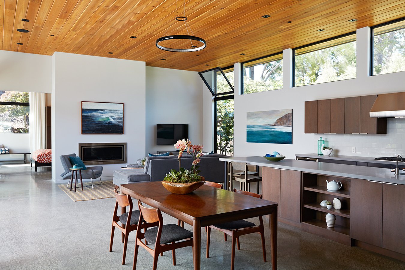 Klopf Architecture - Glass Wall House - kitchen