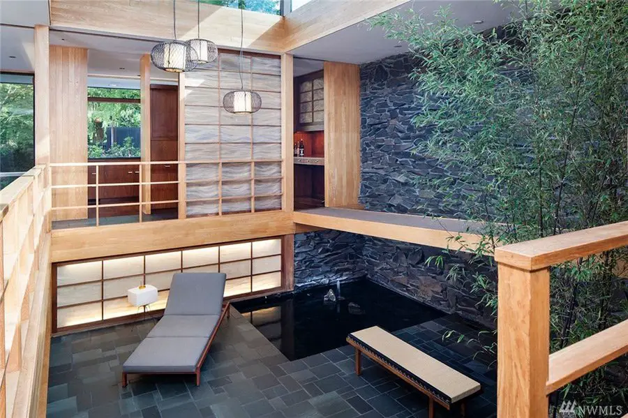 Paul Hayden Kirk mid-century house seattle - interior