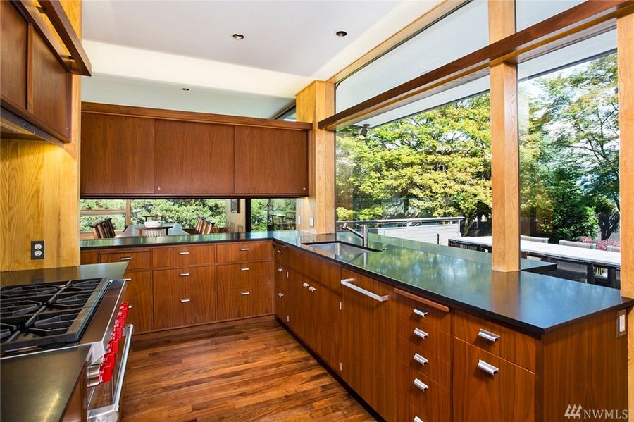 Paul Hayden Kirk mid-century house seattle - kitchen