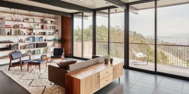 Eichler house renovatiom - Michael Hennessey - living room
