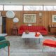 mid-century house by Robert Metcalf in Michigan - living room