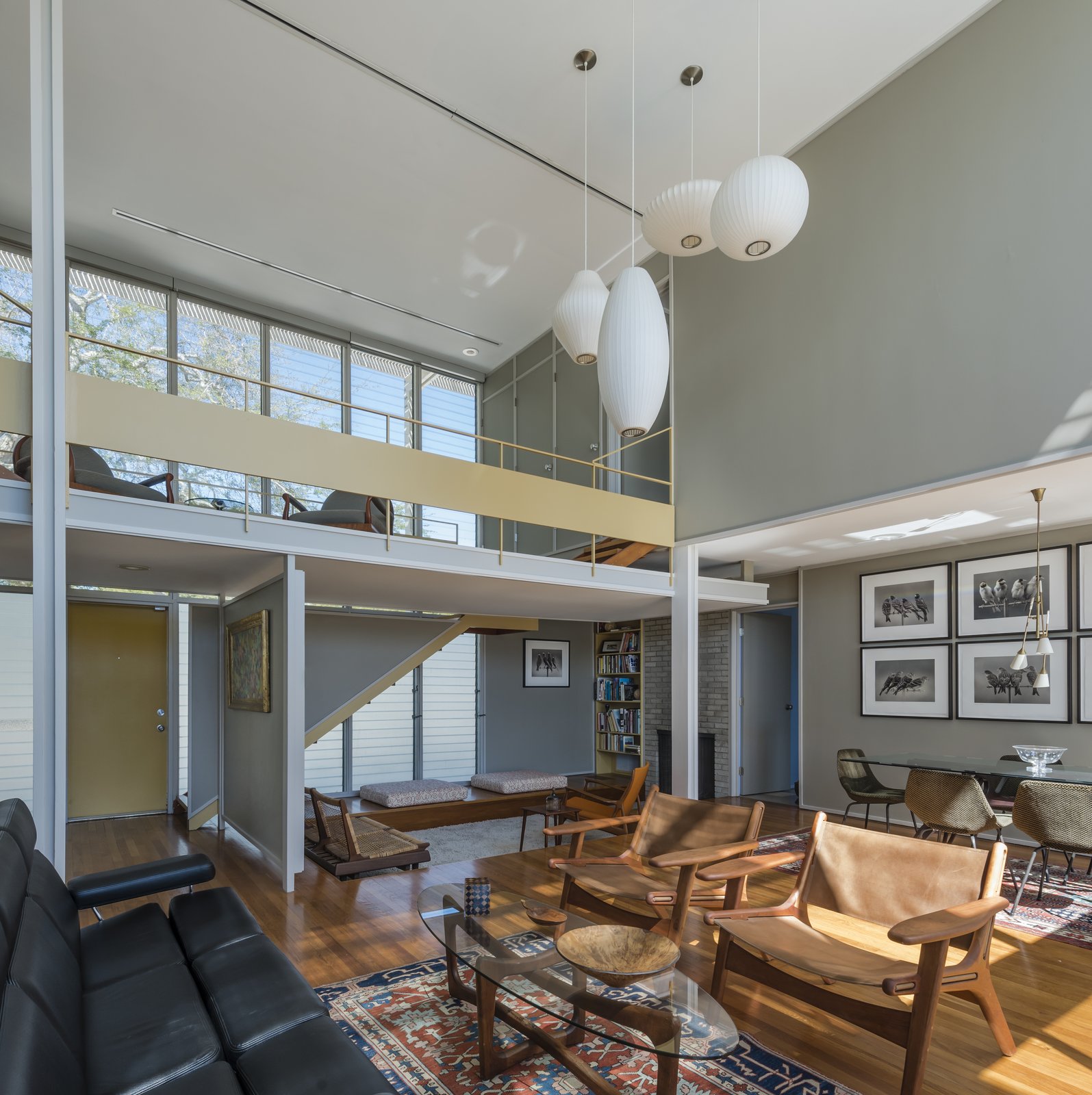 Paul Rudolph - Umbrella mid-century house - living room