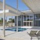 Paul Rudolph - Umbrella mid-century house - pool