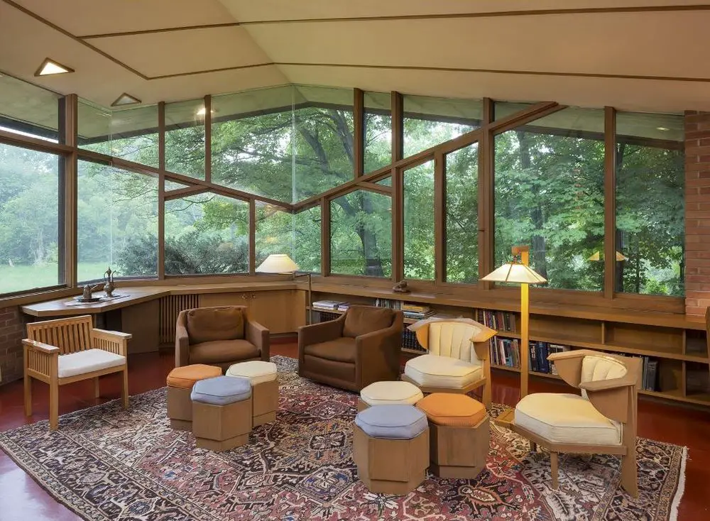 Frank Lloyd Writght - Olfelts Residence - living room