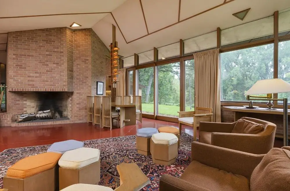 Frank Lloyd Writght - Olfelts Residence - living room