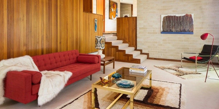 Canberra Home Revamped With Mid Century Furniture And Fabrics