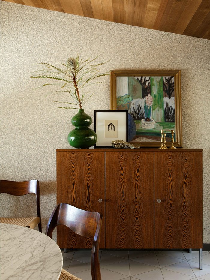 mid-century house renovation - The Archers - Hill House V - dining area